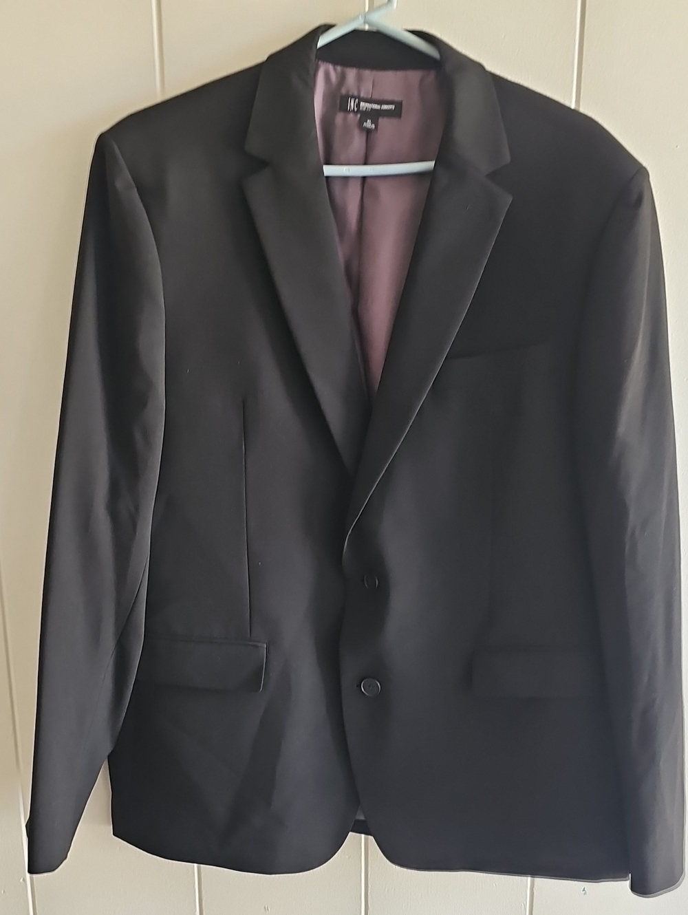 I-N-C International Concepts Men's Black Two-Button Blazer Slim Fit XL